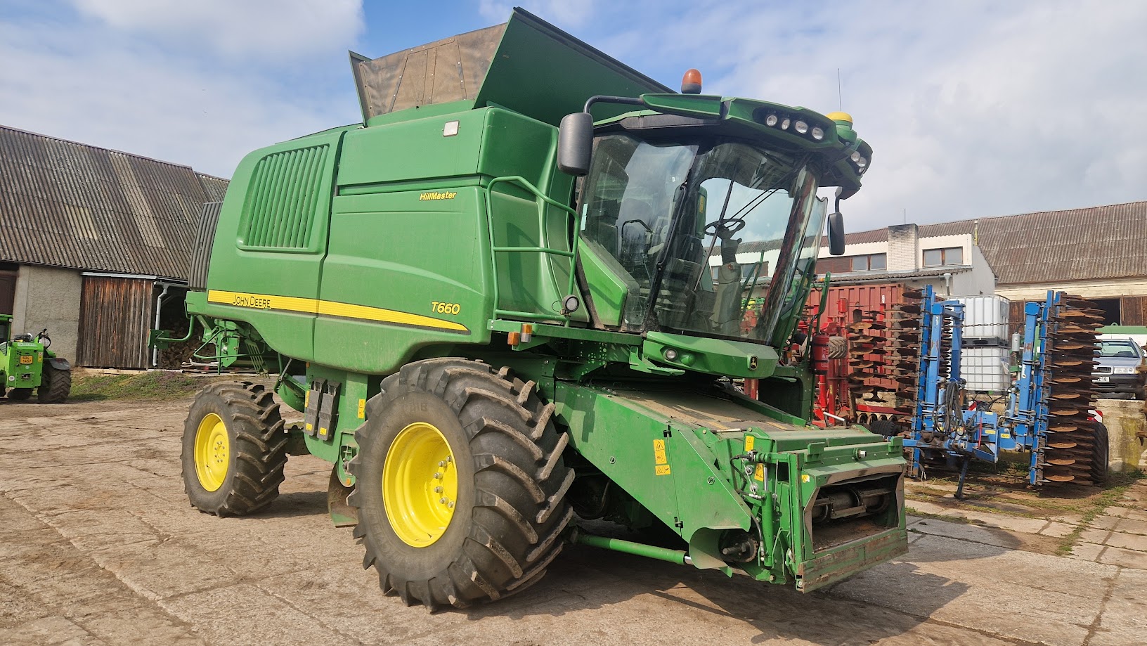 John Deere T 660 HM + 625R, 7,6m