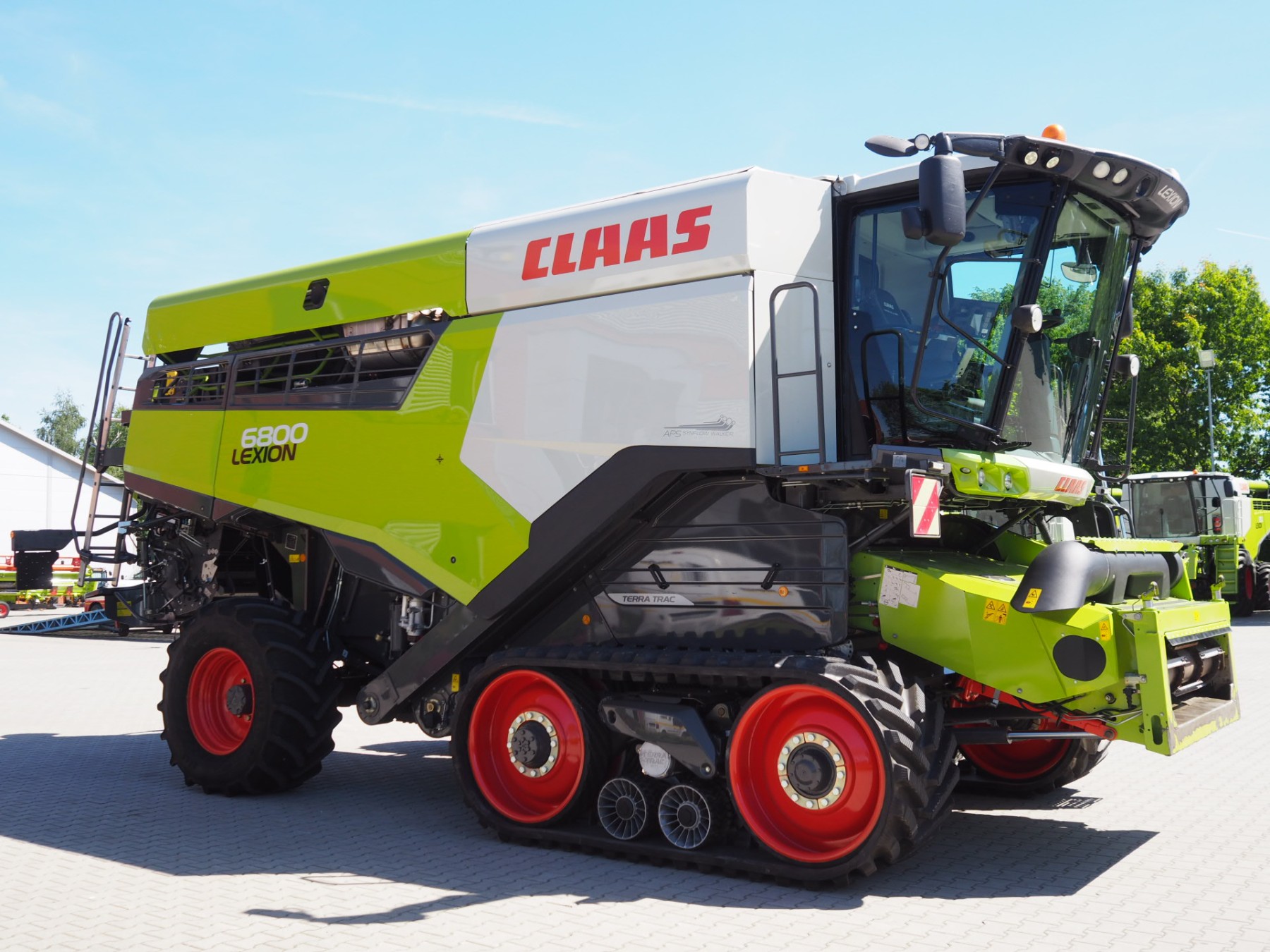 CLAAS Lexion 6800TT, GPS + V770